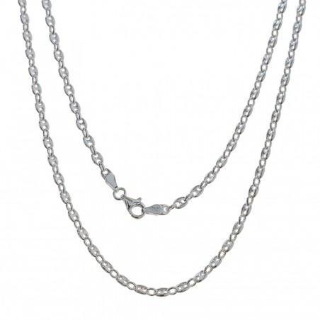 STERLING SILVER GUCCI CHAIN-4.8 MM x 3.2 MM. 70 CM