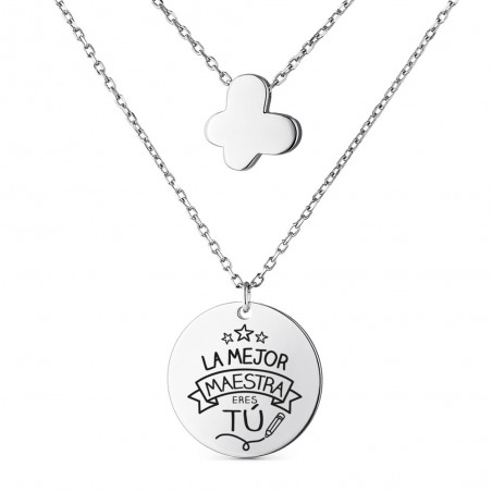 STERLING SILVER TEACHER NECKLACE