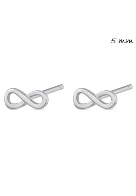 STERLING SILVER INFINITY SYMBOL EARRINGS