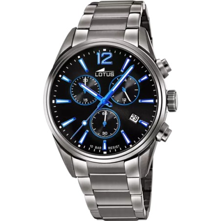 RELOJ HOMBRE LOTUS CHRONO CON ESFERA AZUL 18682/6