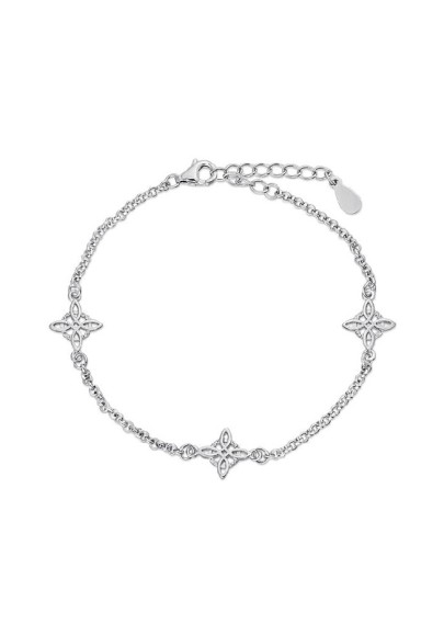 STERLING SILVER BRACELET WITH A WITCH´S KNOT