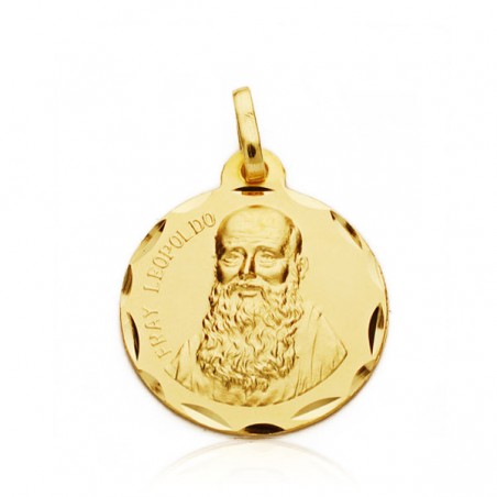 9K GOLD SAINT LEOPOLD MEDAL-22 MM