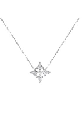 STERLING SILVER NECKLACE WITH A WITCH´S KNOT