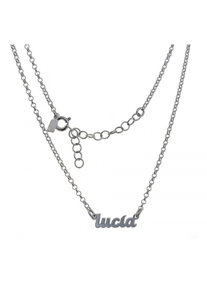 STERLING SILVER NAME NECKLACE FOR KIDS