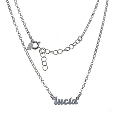 STERLING SILVER NAME NECKLACE FOR KIDS