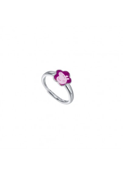 ANILLO PEPPA PIG® MORADO PLATA DE LEY