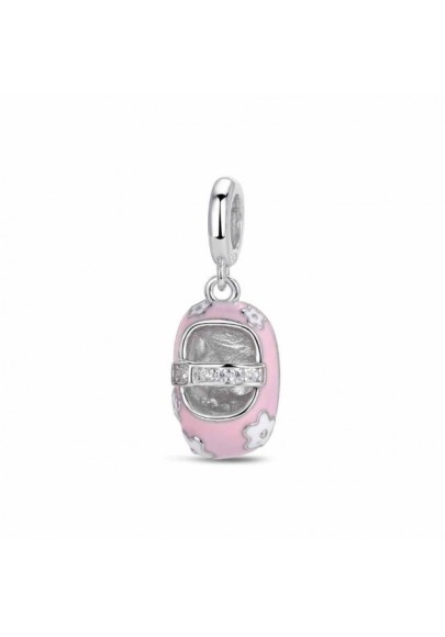 CHARM PLATA A TU LADO ZAPATITO ESMALTE