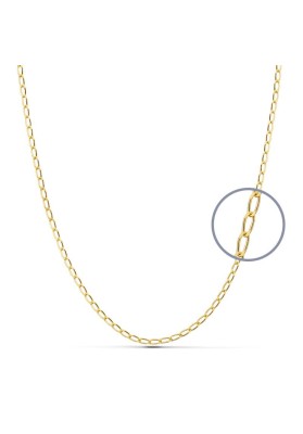 HOLLOW 9K GOLD CHAIN-2MM  45 CM