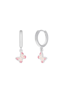 PENDIENTES ARO MARIPOSA PLATA MAREA D03601/BC