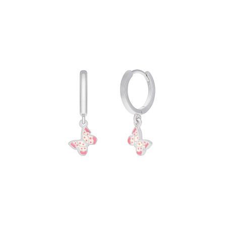 PENDIENTES ARO MARIPOSA PLATA MAREA D03601/BC