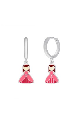 PENDIENTES ARO PRINCESA PLATA MAREA D03601/BK