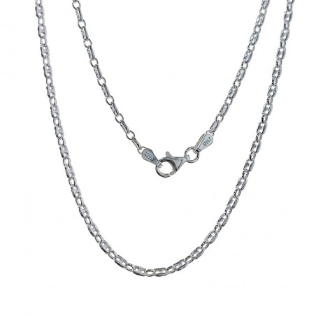 STERLING SILVER GUCCI CHAIN-2 MM. 60 CM