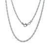 CADENA CALABROTE PLATA DE LEY 60 CM Y 2 MM ANCHO