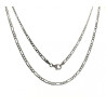 CADENA CARTIER 3X1 ALTERNADA PLATA DE LEY 60 CM
