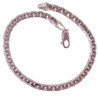 PULSERA CABALLERO VENECIANA PLATA DE LEY 5 MM