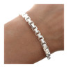 PULSERA CABALLERO VENECIANA PLATA DE LEY 5 MM