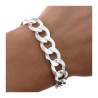 PULSERA CABALLERO BARBADA PLATA DE LEY 11 MM