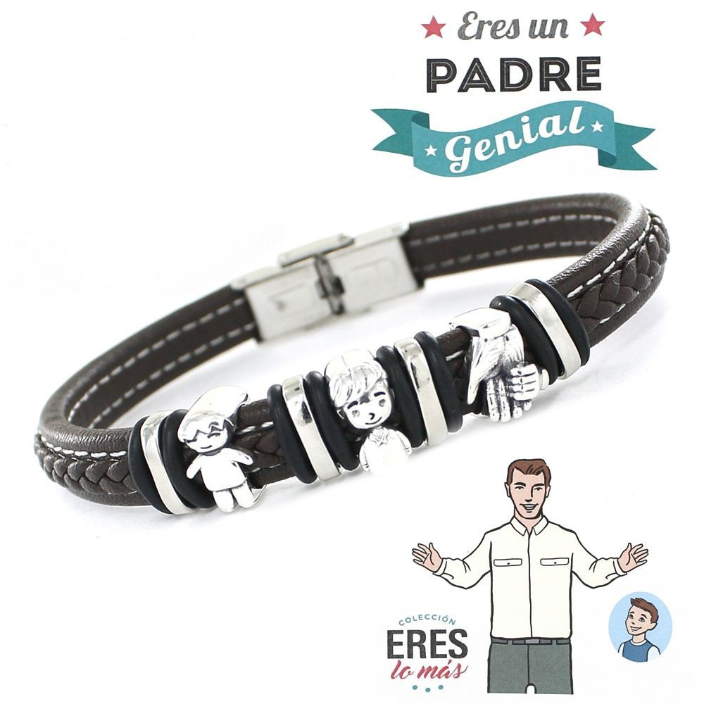 PULSERA "ERES UN PADRE GENIAL" CON NIÑO 9109488
