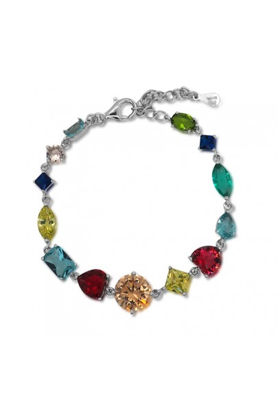 STERLING SILVER STONES BRACELET