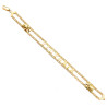 PULSERA DE ORO 18 KL CON NOMBRE PERSONALIZABLE