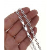 CADENA CALABROTE PLATA DE LEY 60 CM Y 5 MM ANCHO