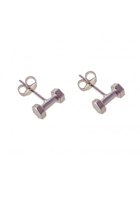 PENDIENTES PESAS PLATA DE LEY