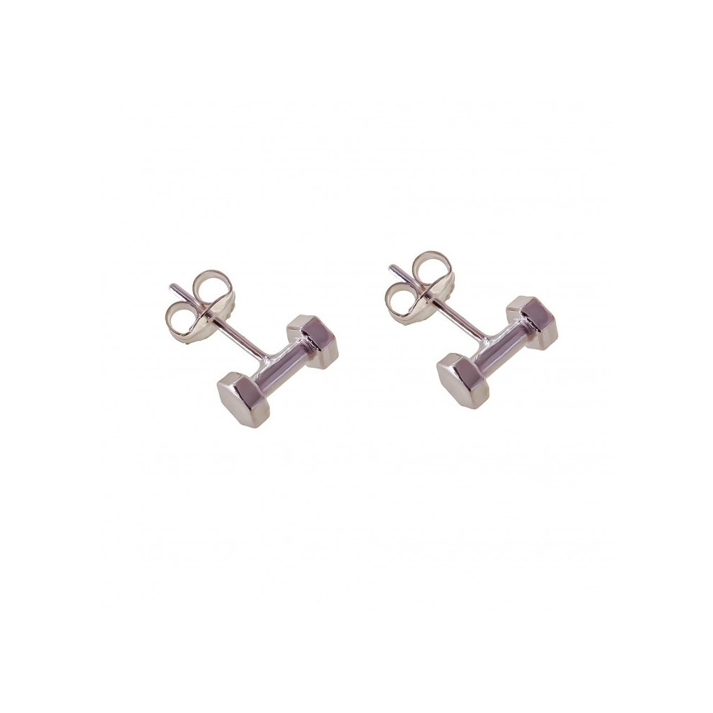 PENDIENTES PESAS PLATA DE LEY