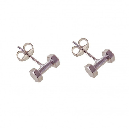 PENDIENTES PESAS PLATA DE LEY