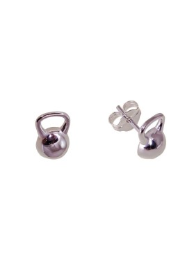 PENDIENTES PESAS KETTLEBELL PLATA DE LEY