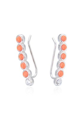 PENDIENTES TREPADORES BARRA PLATA DE LEY