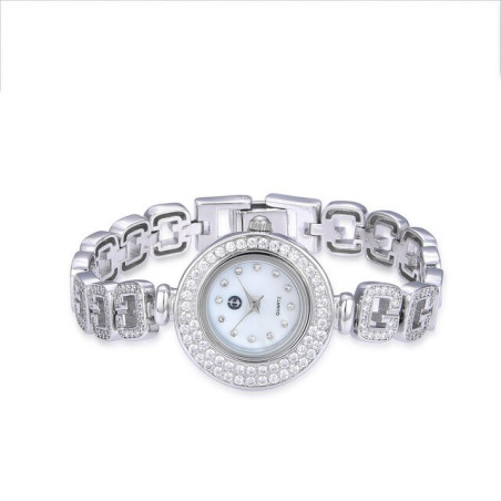 RELOJ PLATA DE LEY CIRCONITAS