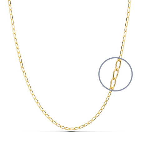 CADENA FORZADA ORO 9 KL-50 CM