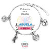 PULSERA DE LA ABUELA "ERES LO MÁS" PLATA DE LEY