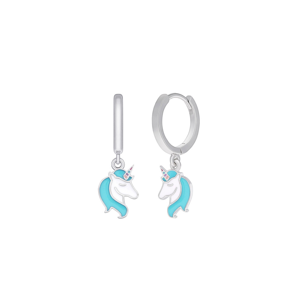 PENDIENTES ARO UNICORNIO PLATA MAREA D02401/AJ