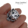 ANILLO HOMBRE CABEZA DE LEÓN REALISTA PLATA PRIMERA LEY