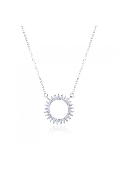 STERLING SILVER SUN NECKLACE