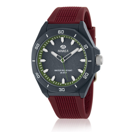 Reloj Marea Hombre B35378/4 Negro y Granate | 20 ATM