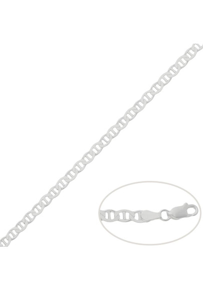 CADENA MARINA ANCLA PLATA DE LEY 4 MM