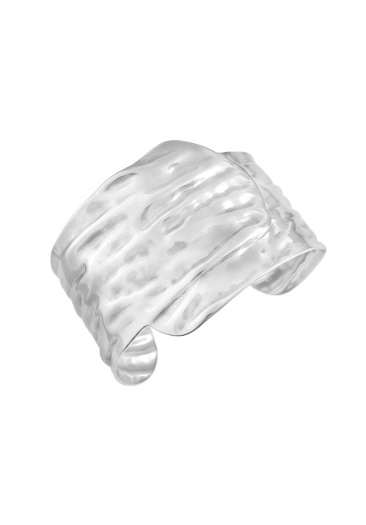 BRAZALETE TEXTURA ACERO 45 MM ANCHO