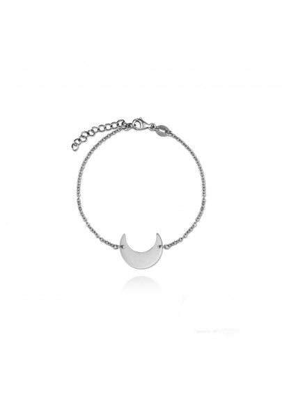 STERLING SILVER MOON BRACELET