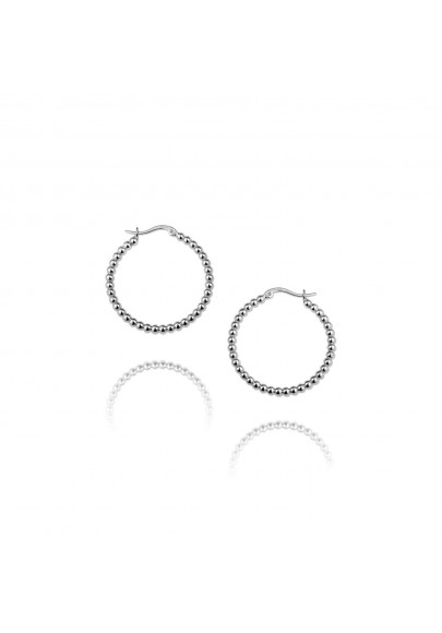 STERLING SILVER HOOP EARRINGS