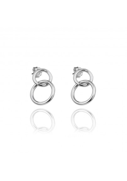 STERLING SILVER HOOP EARRINGS