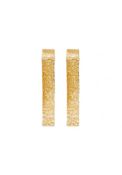 GOLD PLATED WAVE EARRINGS