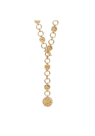 GOLD PLATED LONG NECKLACE