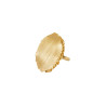 ANILLO BORDES CHAPADO EN ORO