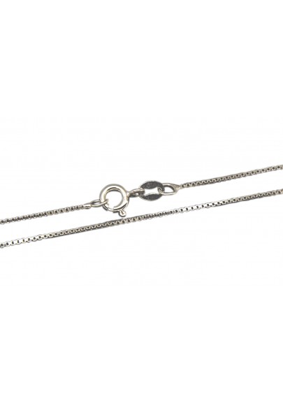 STERLING SILVER VENETIAN CHAIN. 40 CM