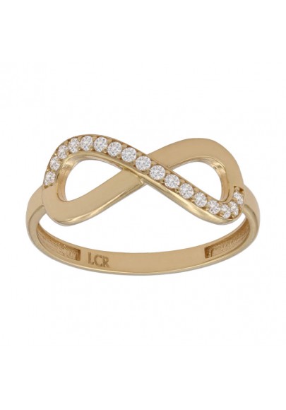 ANILLO INFINITO ORO AMARILLO 18KL