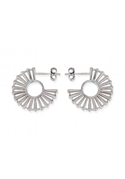 STERLING SILVER WHEEL EARRINGS