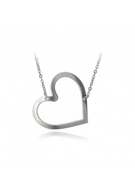 STERLING SILVER HEART NECKLACE