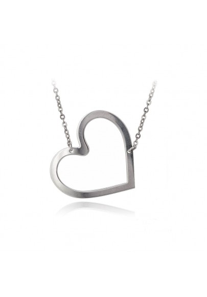 STERLING SILVER HEART NECKLACE